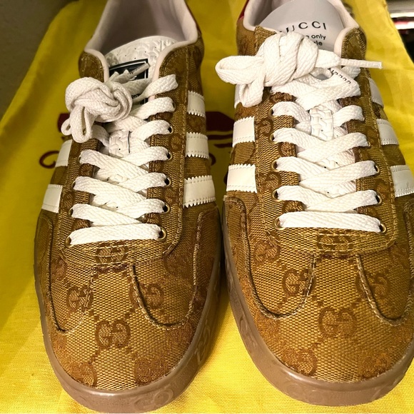 Gucci x Adidas GG Gazelle size 10 - Picture 4 of 15